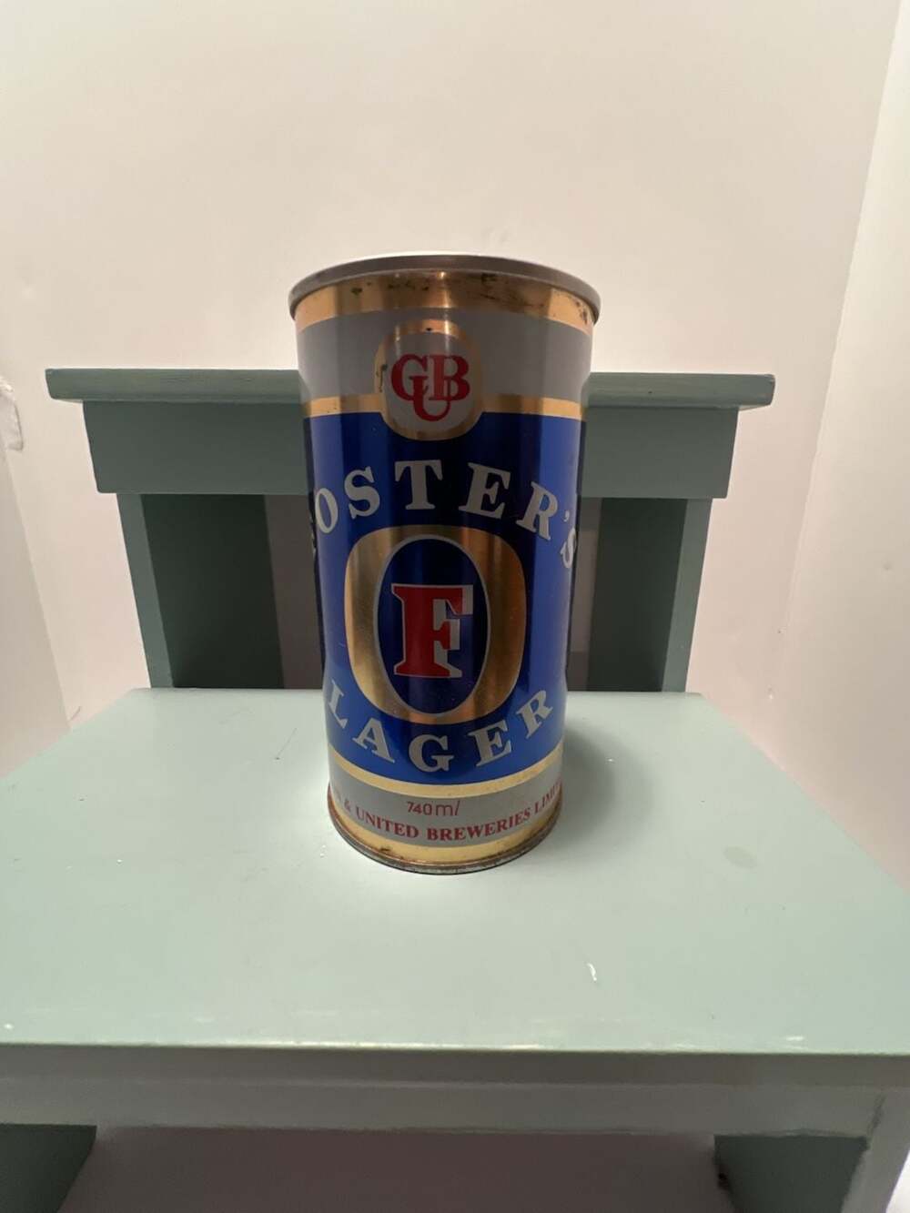 Foster's Lager Beer Can Size 25 oz Vintage Empty Steel